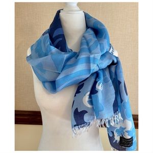 Printed silk scarf